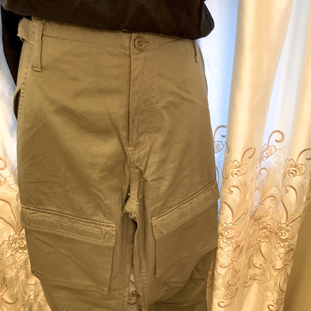 BCBG Olive Green boot cut pants Size 10